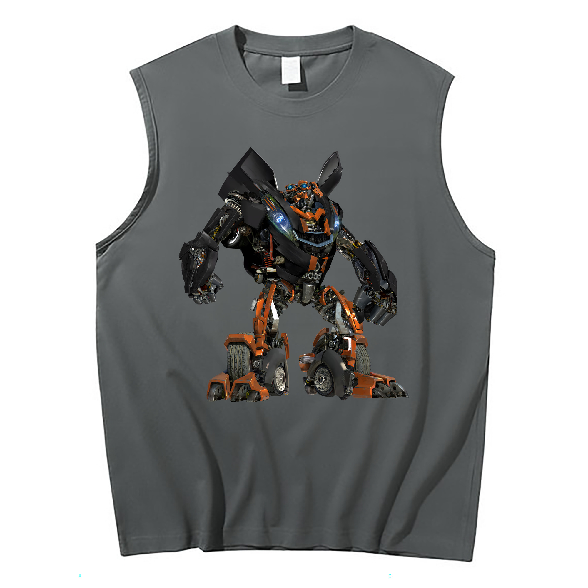 （画像用） Transformers トランスフォーマー コットン100％タンクトップ（フロントプリント）